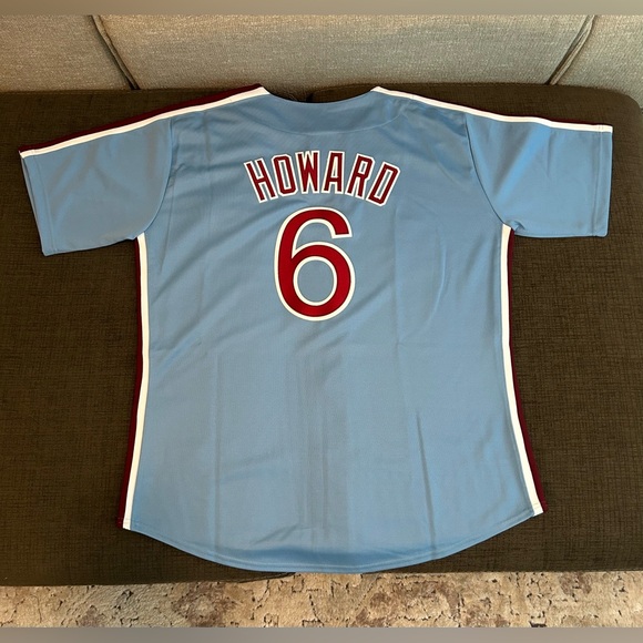 Majestic Authentic Philadelphia Phillies Ryan Howard Cooperstown Jersey Men’s XL - Picture 6 of 7